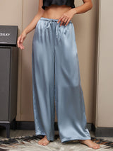 [Azul Grisáceo] SilkSilky-ES Pantalones de mujer 001