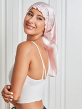 [Rosa] SilkSilky-ES Seda Pura Sleep Cap 006