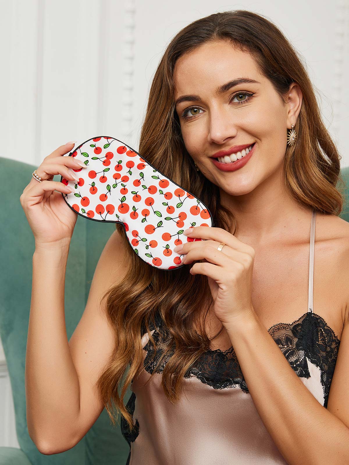 [Rosa Roja] SilkSilky-ES 19Momme Eye Mask 001