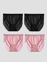 [Negro+Rosa] SilkSilky-ES Braguitas de Mujer 003