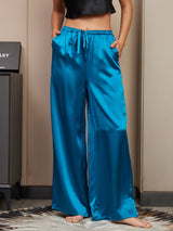 [Azul Real] SilkSilky-ES Pantalones de mujer 001