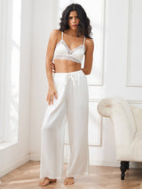 [Blanco] SilkSilky-ES Pantalones de mujer 005