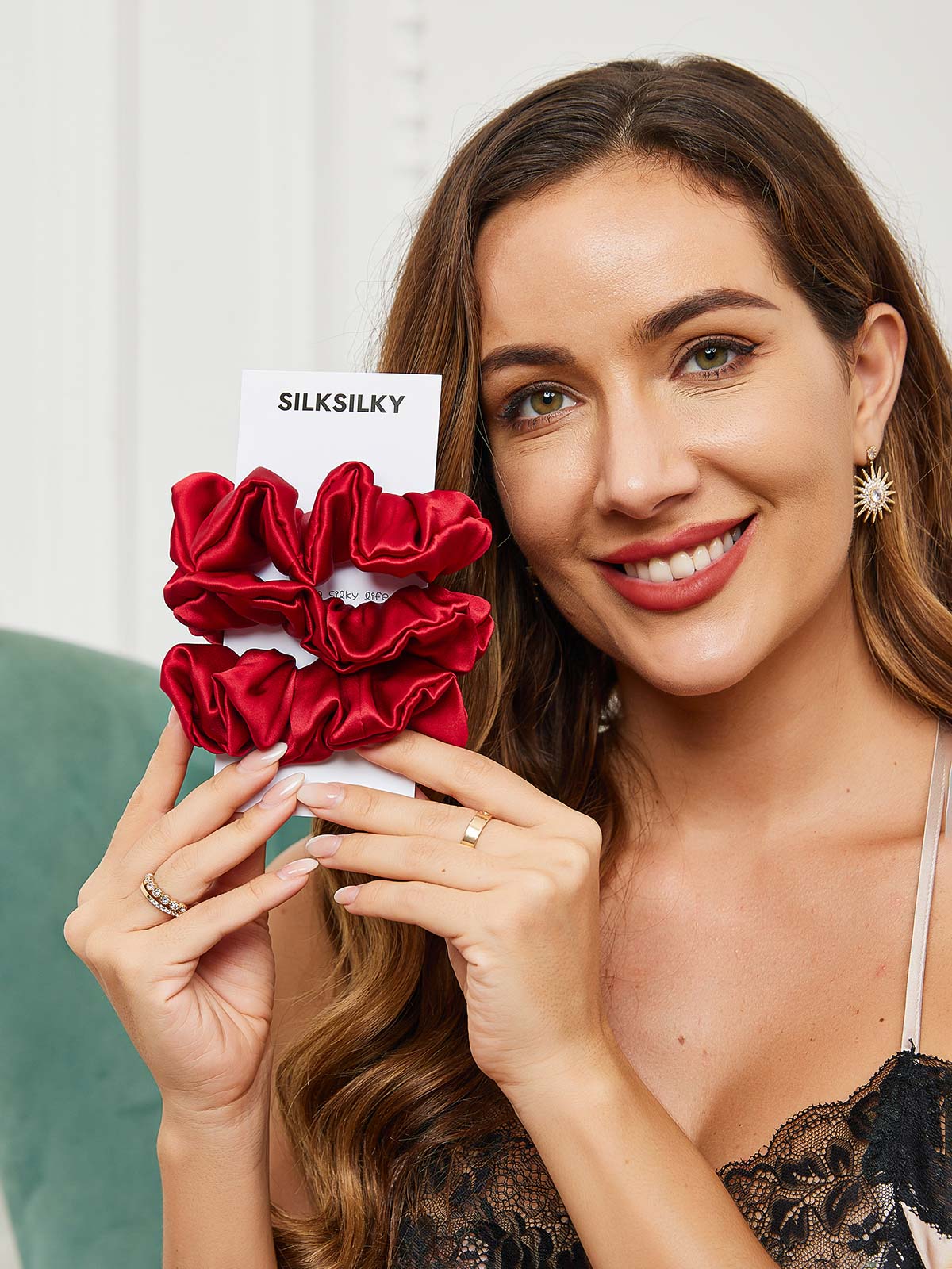 [Vino] SilkSilky-ES 19Momme Scrunchie 001