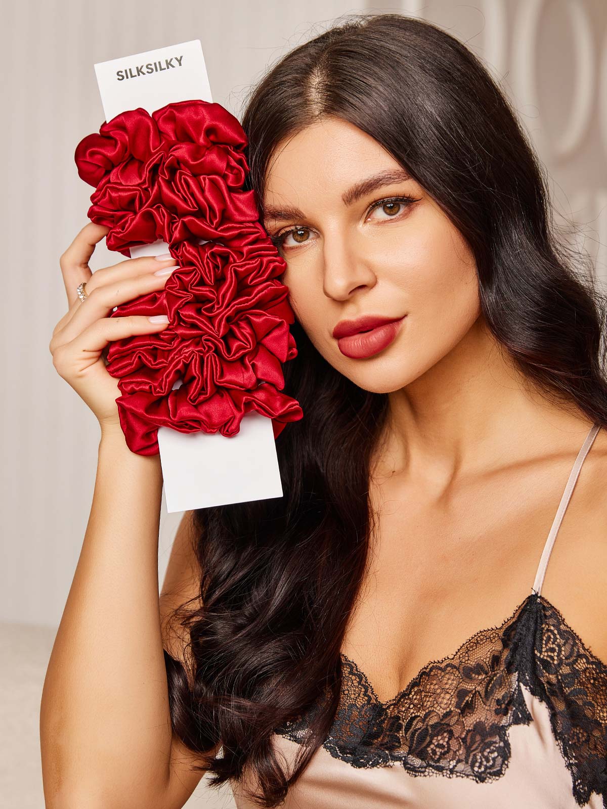 [Vino] SilkSilky-ES 19Momme Scrunchie 001