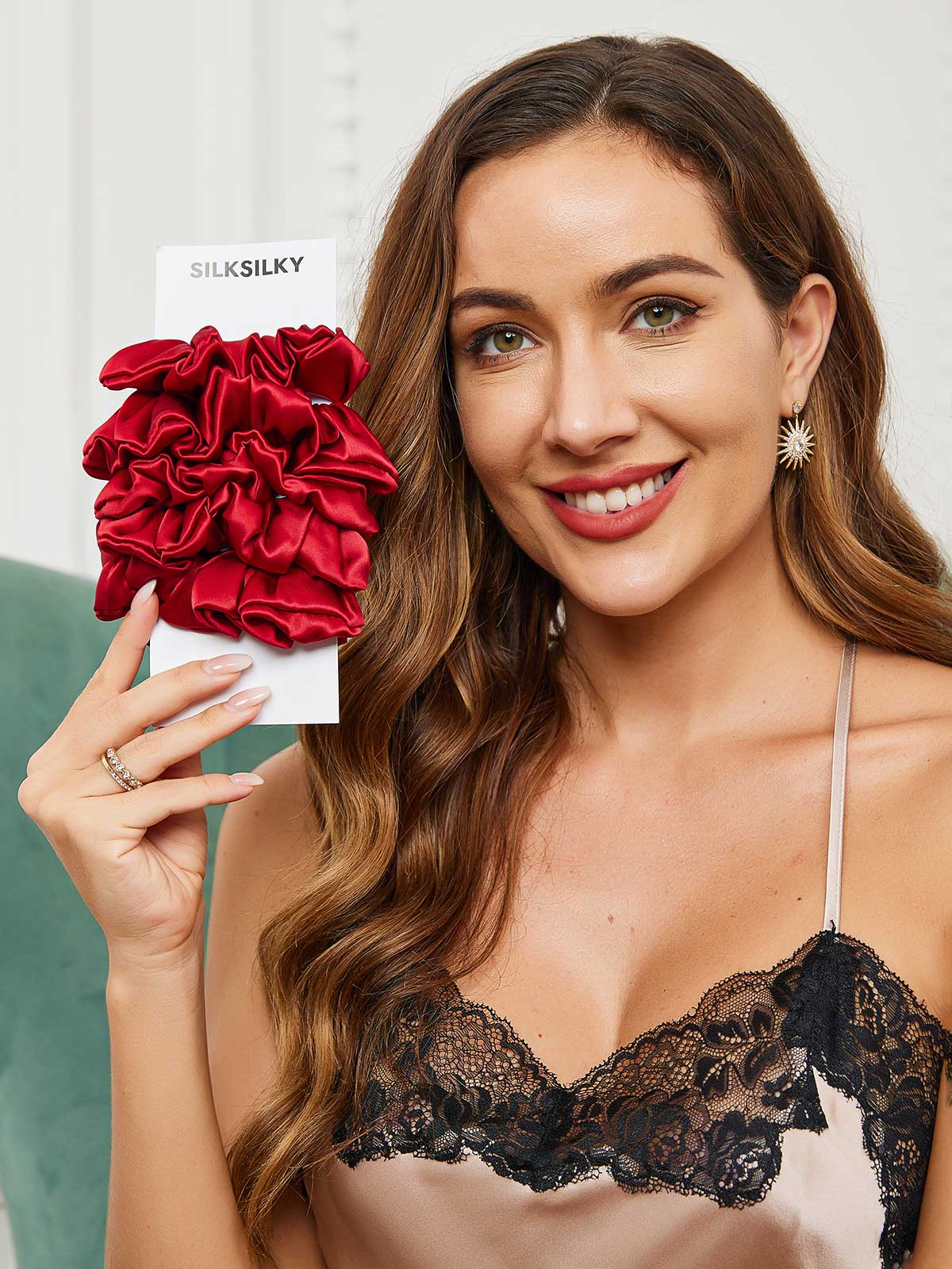 [Vino] SilkSilky-ES 19Momme Scrunchie 002