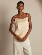 [Champán] SilkSilky-ES Spaghetti Strap Top de tirantes 003