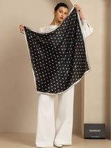 [Negro] SilkSilky-ES Scarf 004
