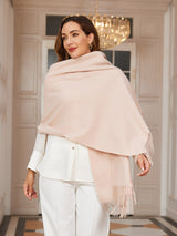 [Beige] SilkSilky-ES Lana Bufanda 002