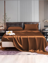 [Café] SilkSilky-ES 22Momme Seda Pura Bedding Set 001,