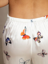 [Mariposa Blanca] SilkSilky-ES 19Momme Seda Womens Pants 005