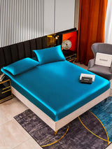 [Azul Real] SilkSilky-ES 22Momme Juego de ropa de cama 002