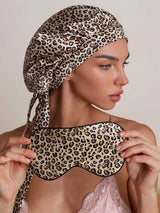 SilkSilky-ES Seda Pura Sleep Cap Leopardo 005