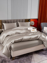 [Gris] SilkSilky-ES 22Momme Seda Pura Bedding Set 003,