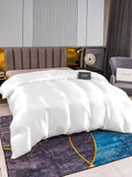 SilkSilky ES 22Momme Seda Pura Duvet Cover Blanco 003