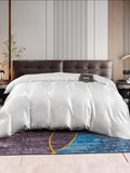 SilkSilky ES 22Momme Seda Pura Duvet Cover Plata 001