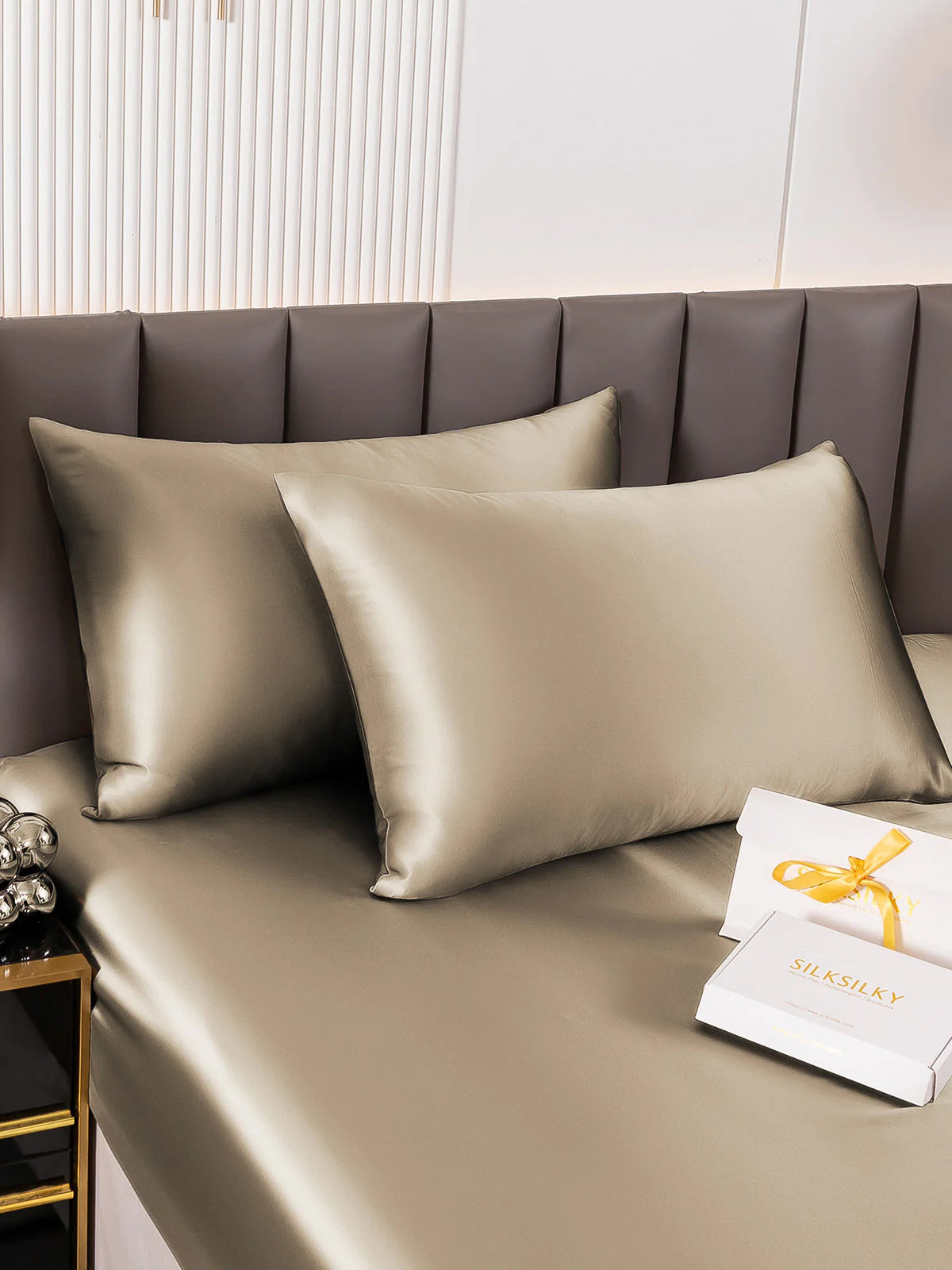 [Caqui] SilkSilky-ES 19Momme Seda Pura Pillowcase 003