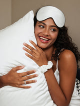 [Blanco] SilkSilky-ES 19Momme Seda Pura Pillowcase Set 001