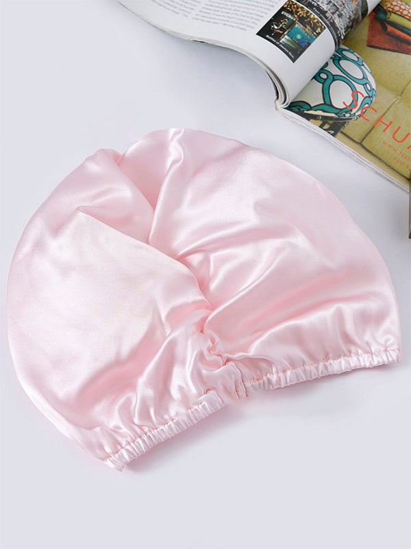[Rosa] SilkSilky-ES Seda Pura Sleep Cap 003,