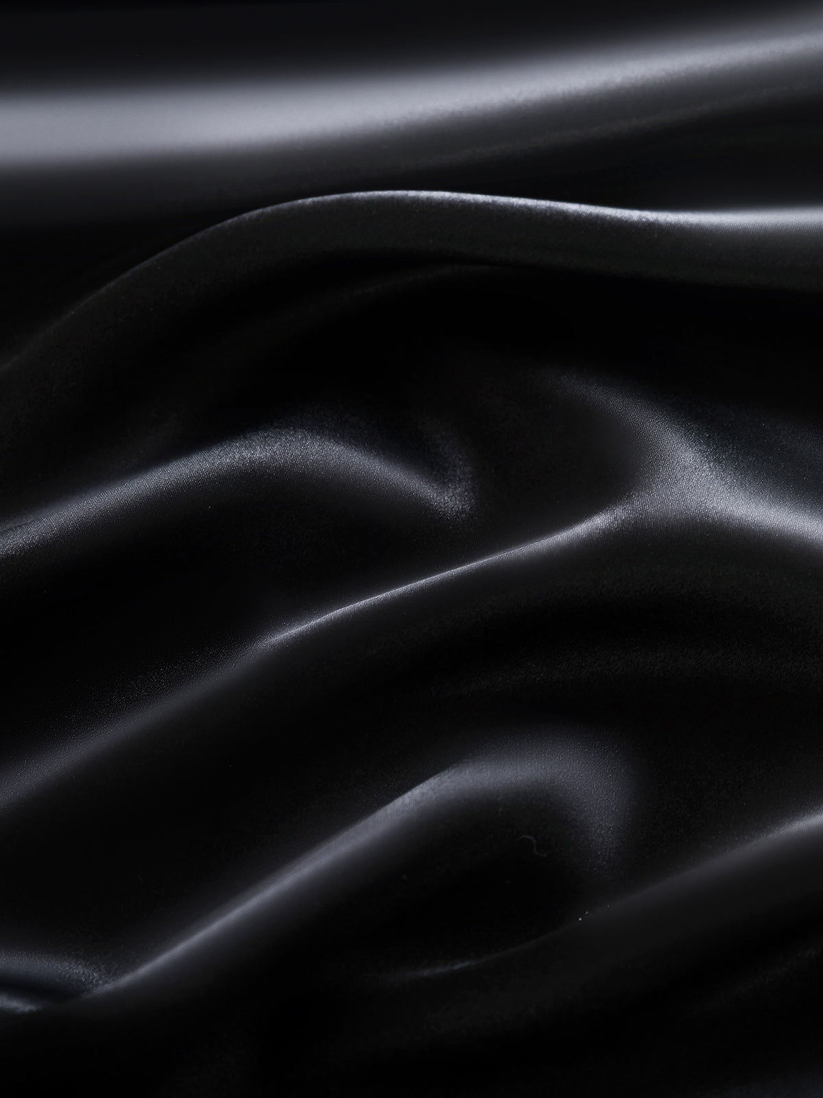 [Negro] SilkSilky-ES 19Momme Seda Pura Pillowcase 006