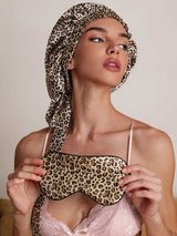 SilkSilky-ES Seda Pura Sleep Cap Leopardo 004