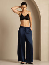 [AzulOscuro] SilkSilky-ES 19Momme Womens Pants 007