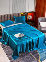[Azul Real] SilkSilky-ES 22Momme Juego de ropa de cama 002