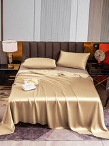 [Beige] SilkSilky-ES 22Momme Juego de ropa de cama 001
