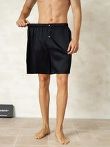 [Negro] SilkSilky-ES Mens Sleep Bottoms 005