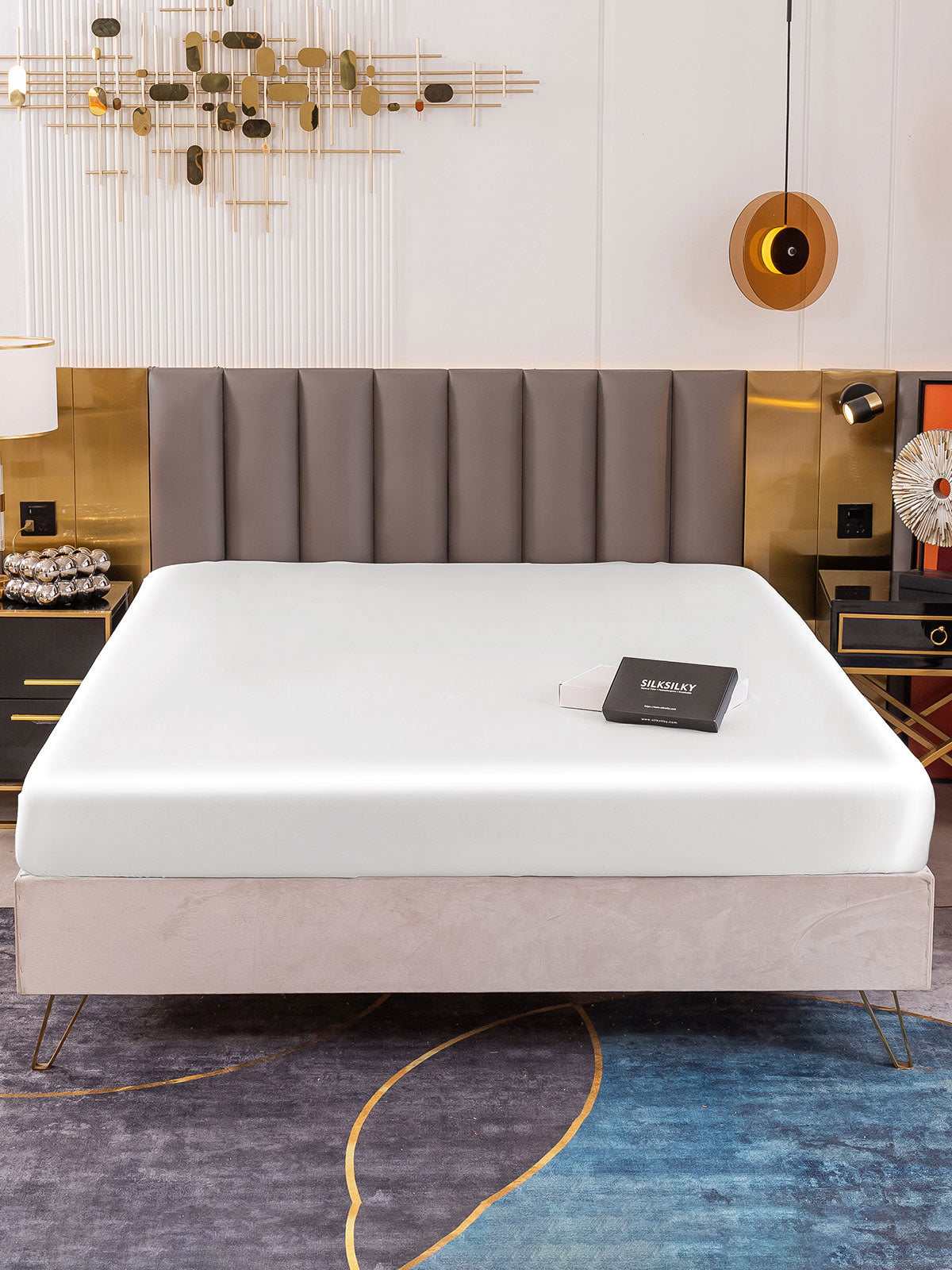 [Blanco] SilkSilky-ES 19Momme Seda Pura Sheet 002