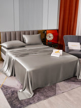 [Gris] SilkSilky-ES 22Momme Seda Pura Bedding Set 005,