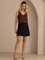 [Negro] SilkSilky-ES Skirt 006