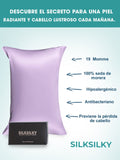 SilkSilky-ES 19Momme Seda Pura Pillowcase Lavanda 003