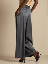 [GrisOscuro] SilkSilky-ES 19Momme Womens Pants 002