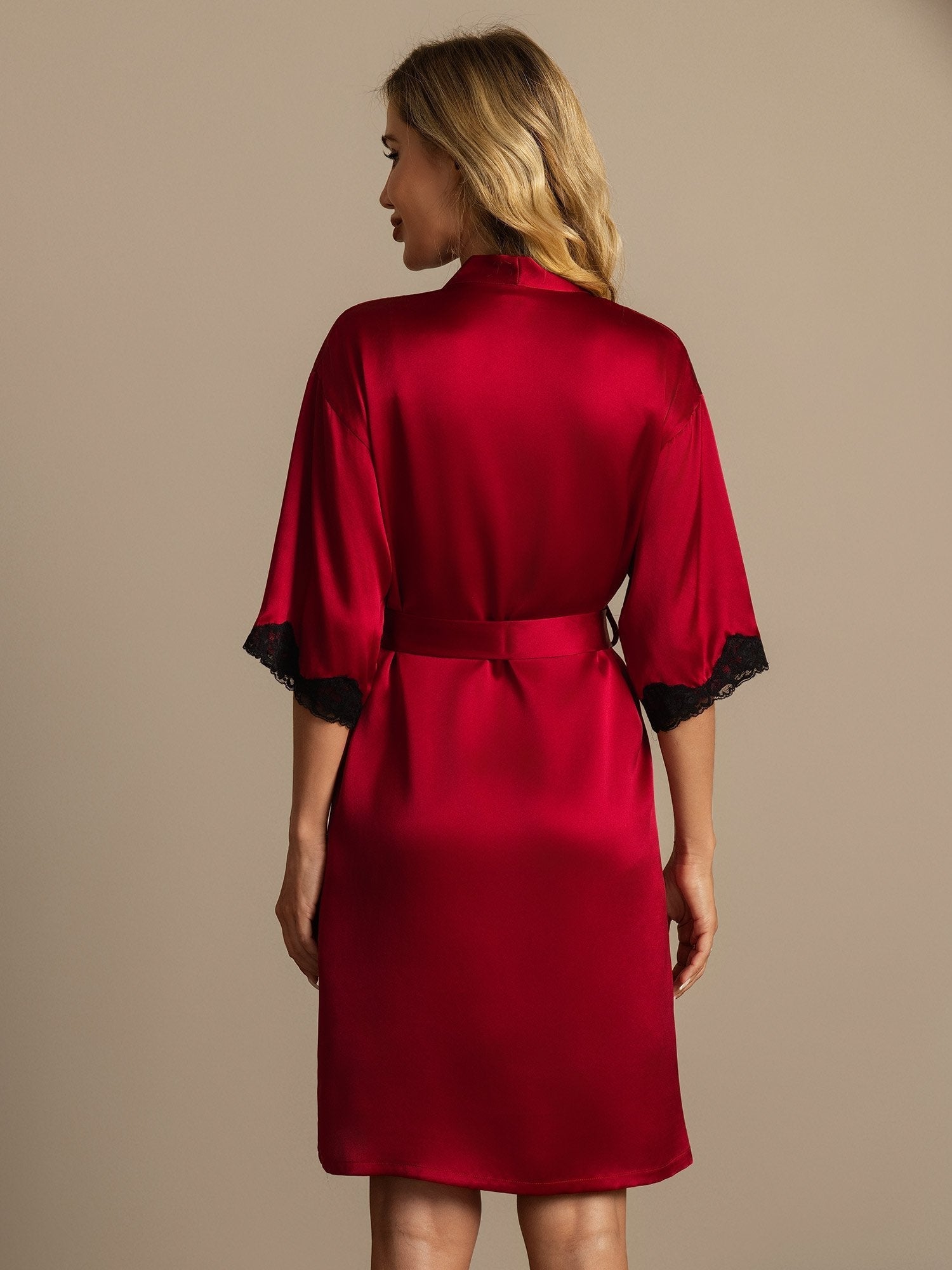 [Vino] SilkSilky-ES Seda Pura Womens Robe 002