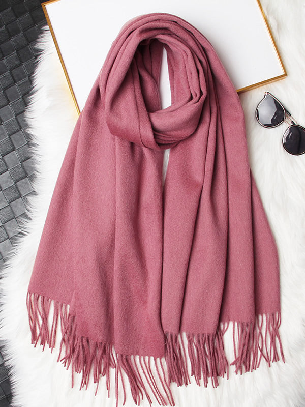 [Malva Pálido] SilkSilky-ES Lana Scarf 006
