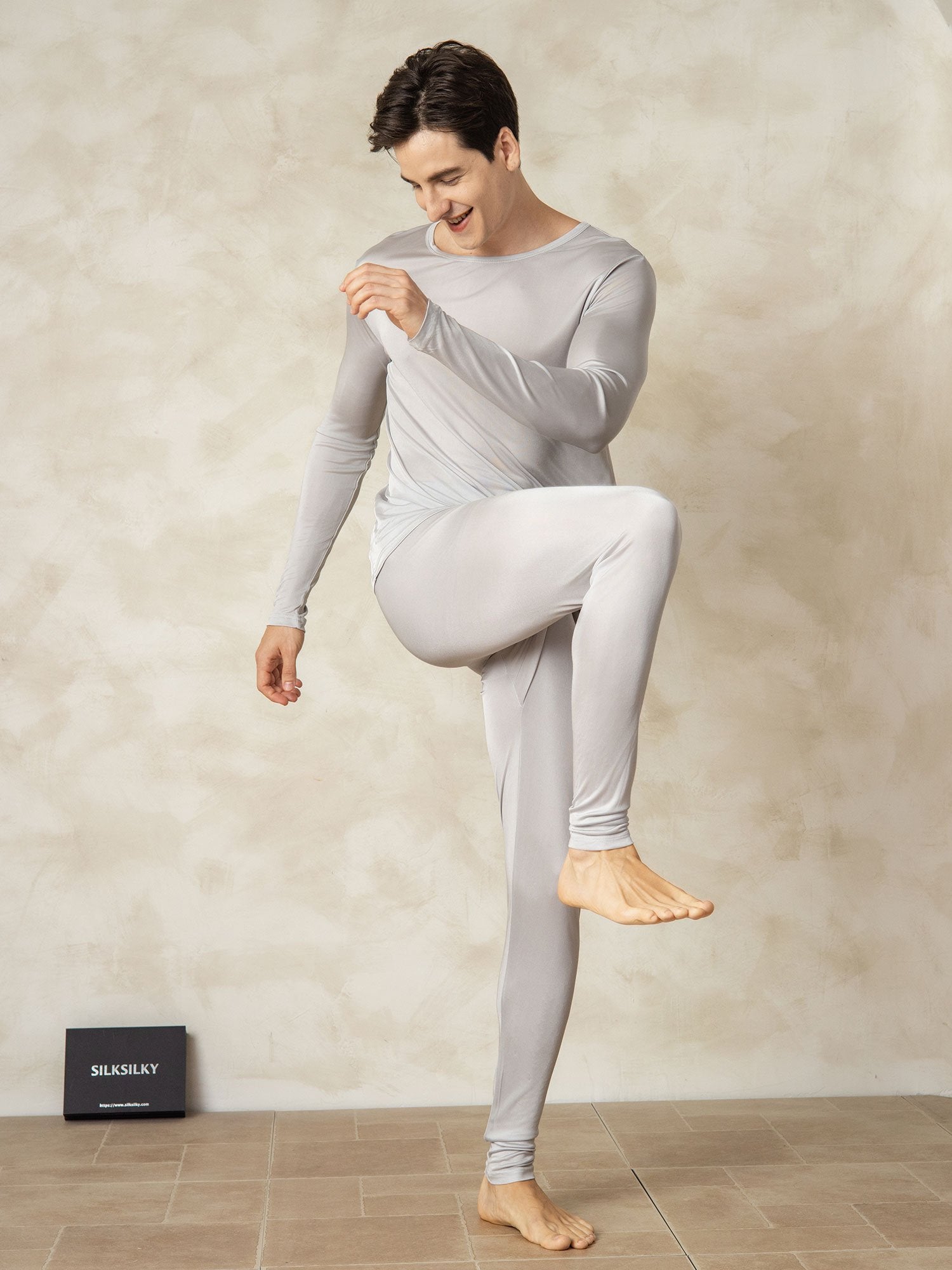 [Plata] SilkSilky-ES Seda Mens Pajamas 002