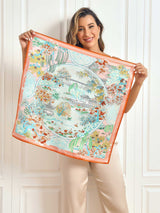 [P064] SilkSilky-ES Seda Pura Scarf 001