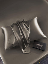 [Gris Oscuro] SilkSilky-ES 30Momme Seda Pura Pillowcase 004