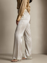 [Blanco] SilkSilky-ES Pantalones de mujer 007