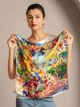 [P096] SilkSilky-ES Seda Pura Scarf 003