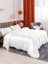 [Blanco] SilkSilky-ES 19Momme Juego de ropa de cama 004