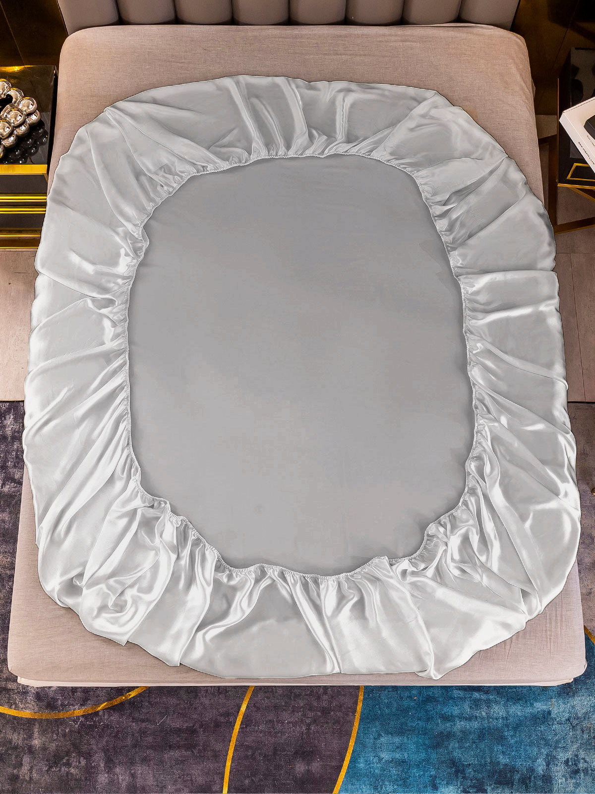 [Plata] SilkSilky-ES 22Momme Seda Pura Bedding Set 003