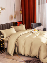 [Beige] SilkSilky-ES 19Momme Seda Pura Bedding Set 005