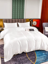 [Blanco] SilkSilky-ES 25Momme Juego de ropa de cama 005