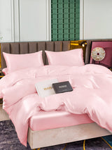 [Rosa] SilkSilky-ES 25Momme Juego de ropa de cama 002