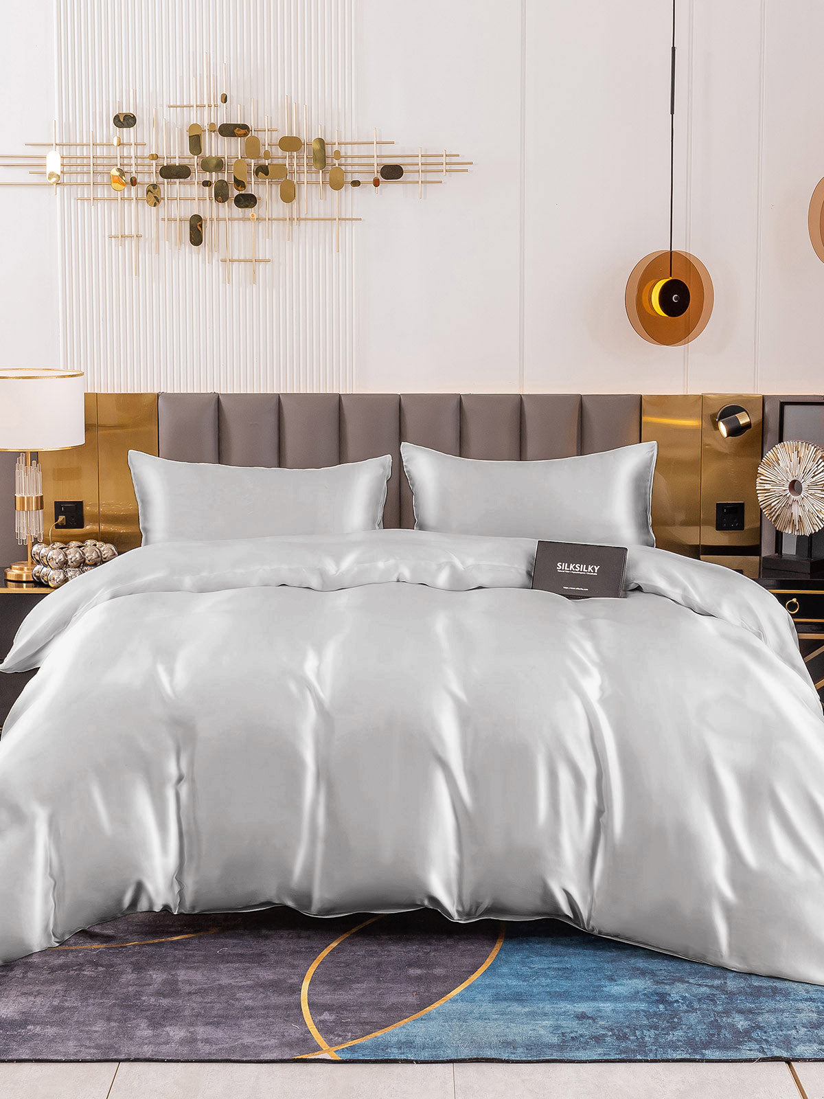 [Plata] SilkSilky-ES 19Momme Seda Pura Bedding Set 003