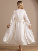 [Blanco] SilkSilky-ES 3/4 Sleeve Womens Robe 002