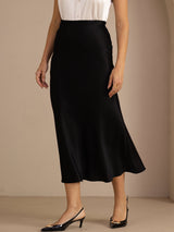[Negro] SilkSilky-ES Falda 004