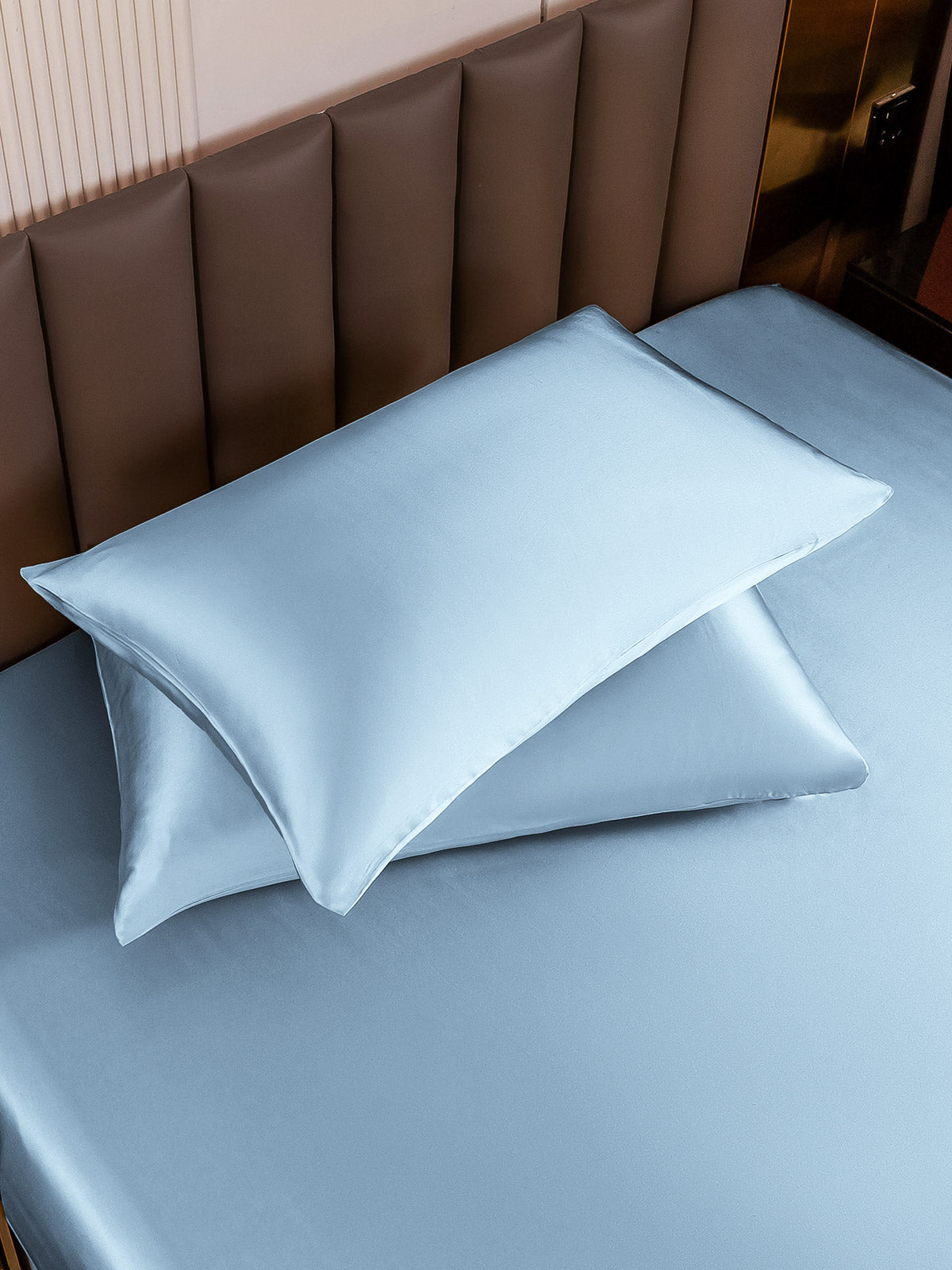 [Azul Claro] SilkSilky-ES 19Momme Seda Pura Pillowcase 004