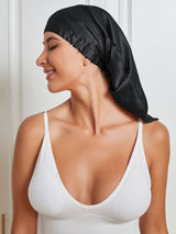 [Negro] SilkSilky-ES Gorros De Dormir 004